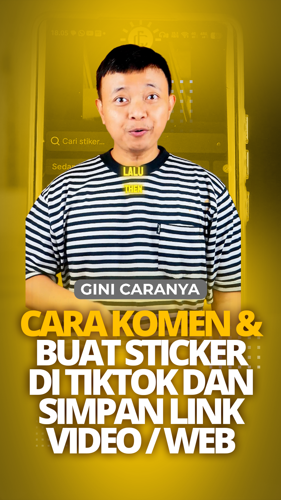 Tutorial Cara Komen dan Buat Sticker di TikTok serta Cara Simpan & Kelola Link Video atau Web Favorite