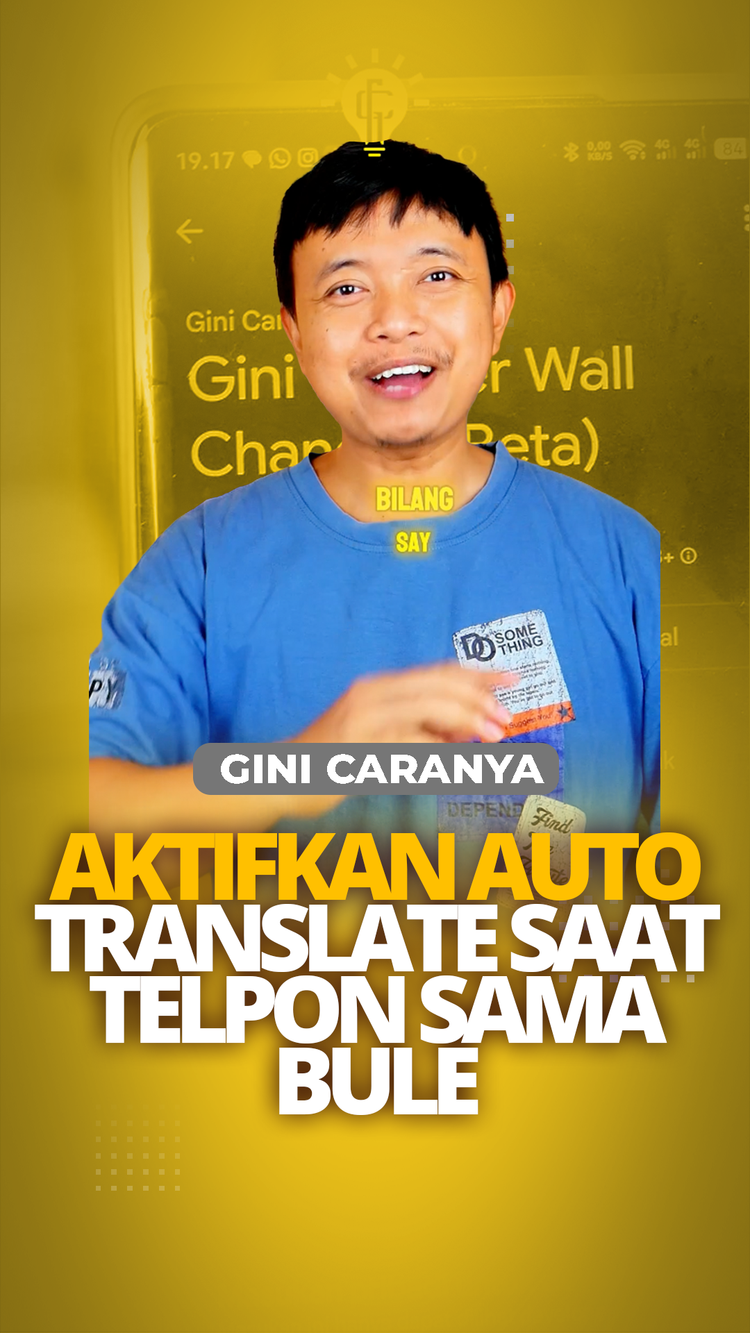 Tutorial Cara Aktifkan Realtime Auto Translate Saat Telponan Sama Bule, Ubah Backround Wallpaper Panggilan Masuk dan Wallpaper Beranda dengan Video