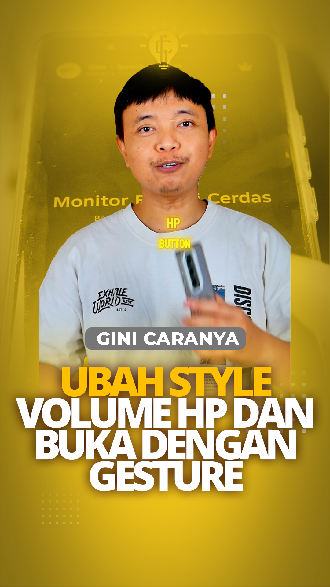 Tutorial Cara Ubah Style Volume HP dan Buka Dengan Gesture Tanpa Perlu Pencet Tombol